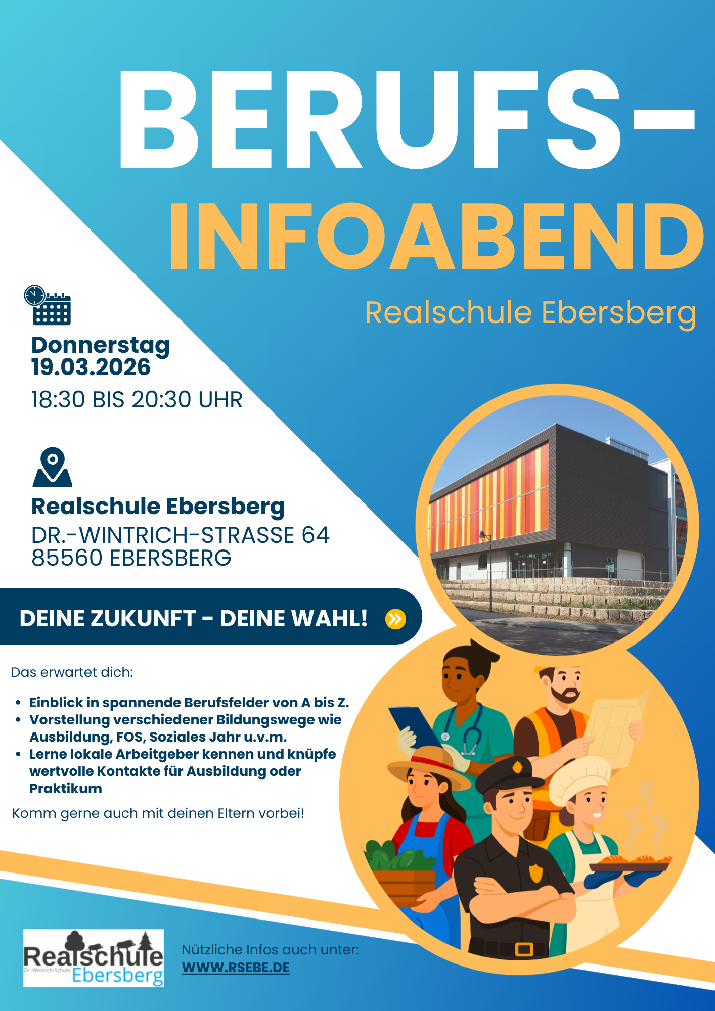 Berufsinformationsabend am 19.03.2026
